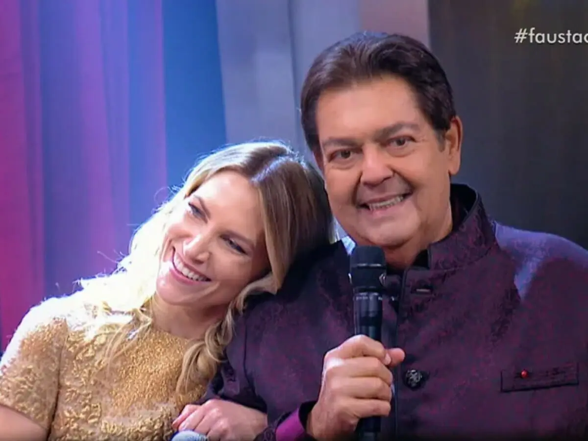 Anne Lottermann e Faustão (Reprodução/Band)