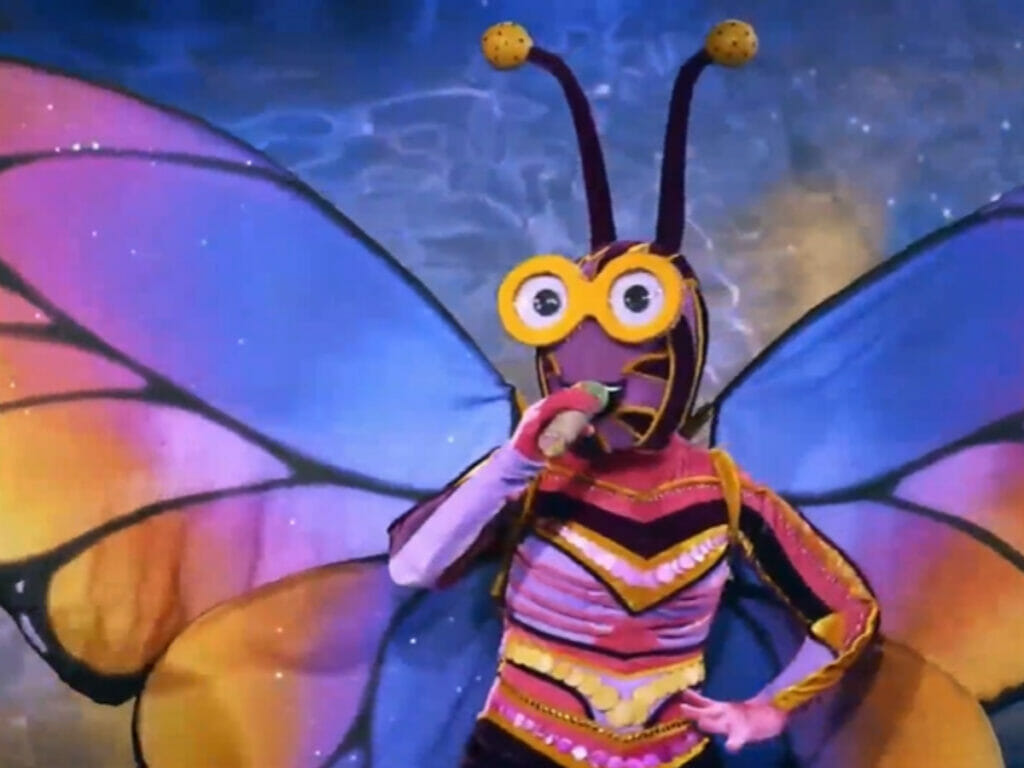 Borboleta do The Masked Singer Brasil (Reprodu&ccedil;&atilde;o/Globo)