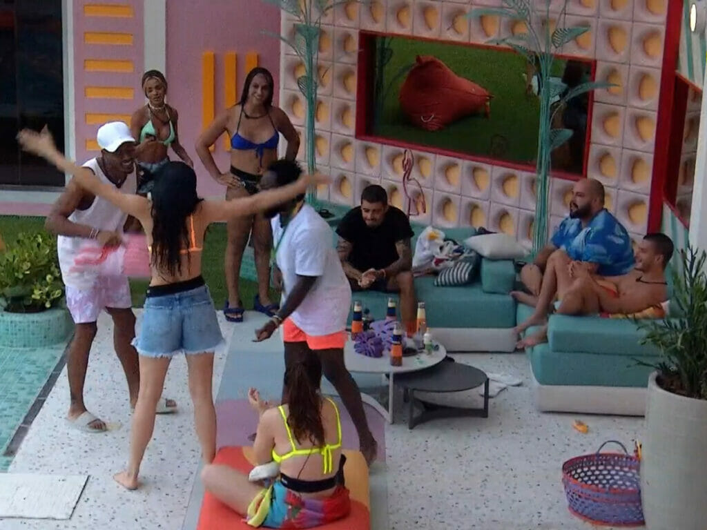 Participantes do BBB 22 se divertem (Reprodução/Globo)