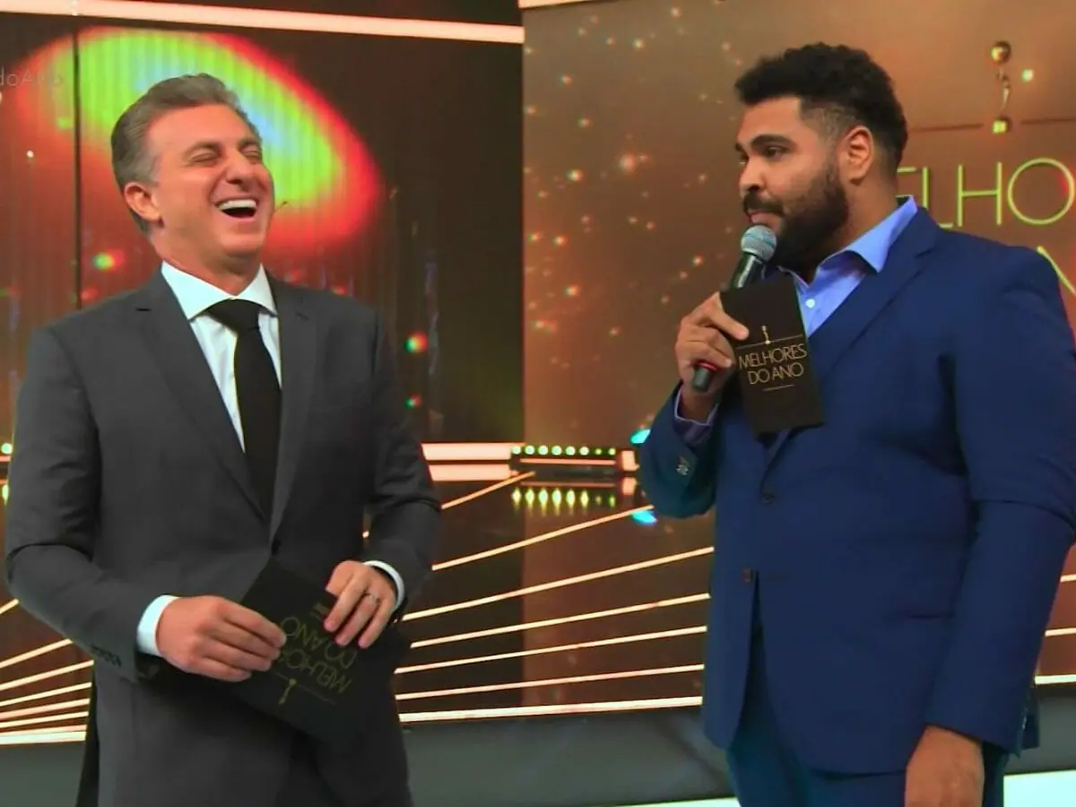 Luciano Huck e Paulo Vieira (Reprodução/Globo)