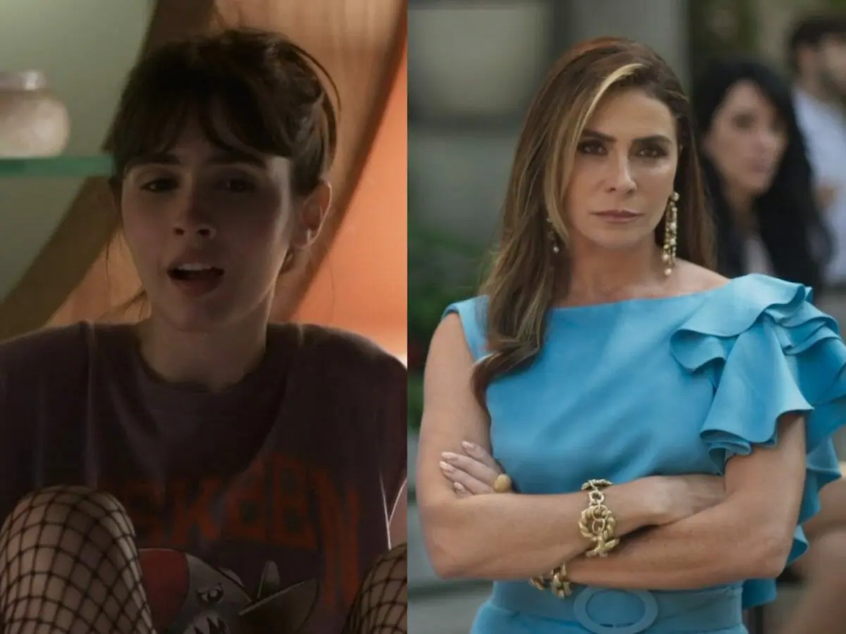 Flávia (Valentina Herszage) e Paula (Giovanna Antonelli) em Quanto Mais Vida, Melhor! (Reprodução/Globo)
