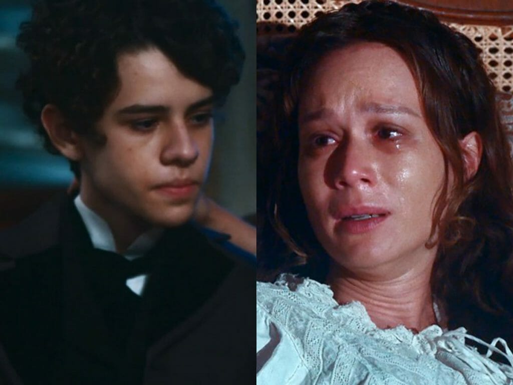 Dominique e Luísa (Mariana Ximenes) de Nos Tempos do Imperador