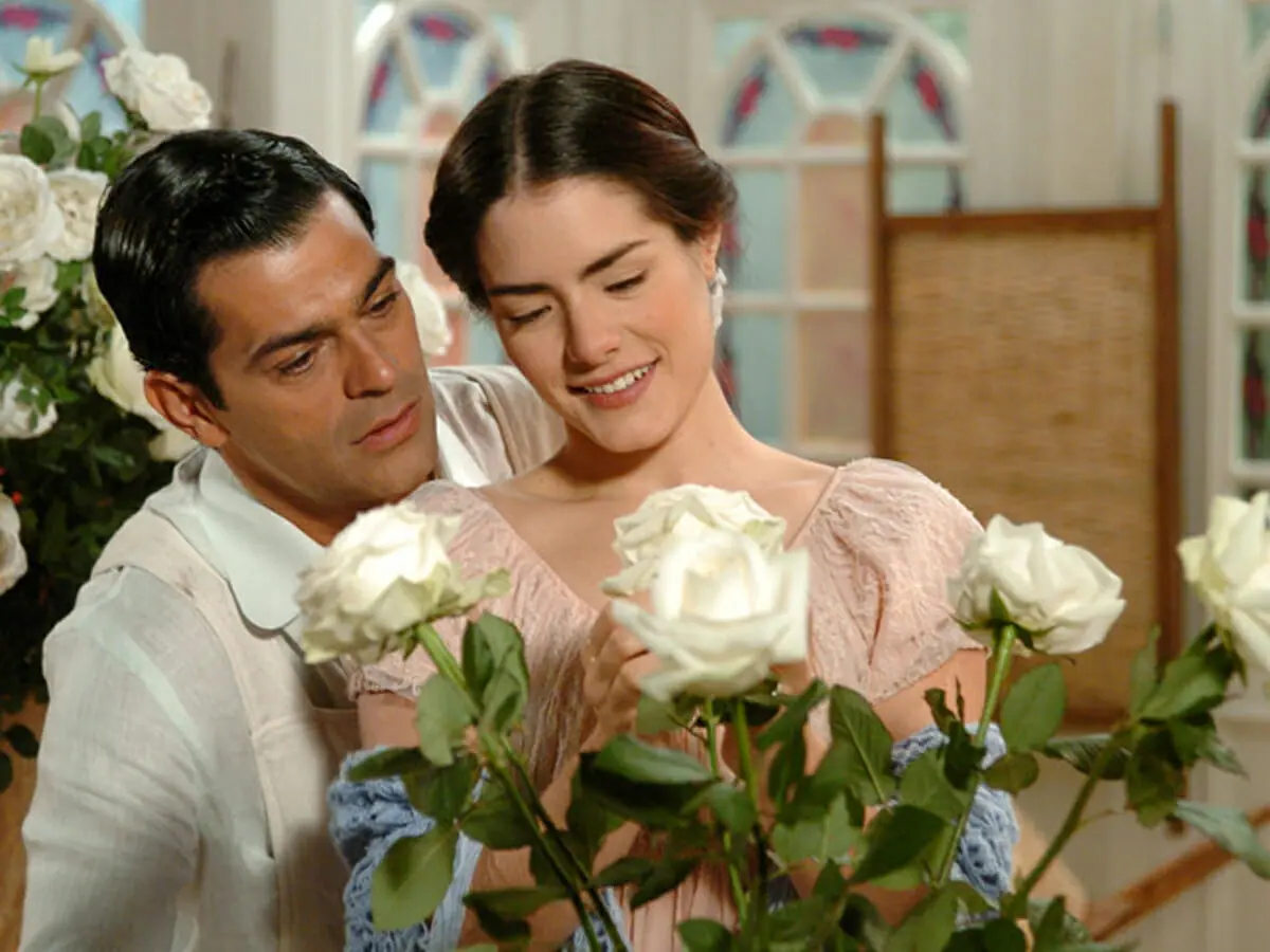 Eduardo Moscovis e Liliana Castro em Alma Gêmea