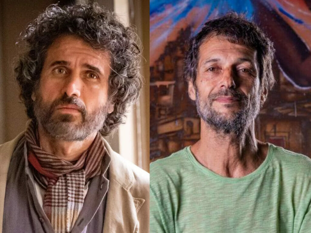 Eriberto Leão e o artista plástico Eduardo Marinho (Reprodução)