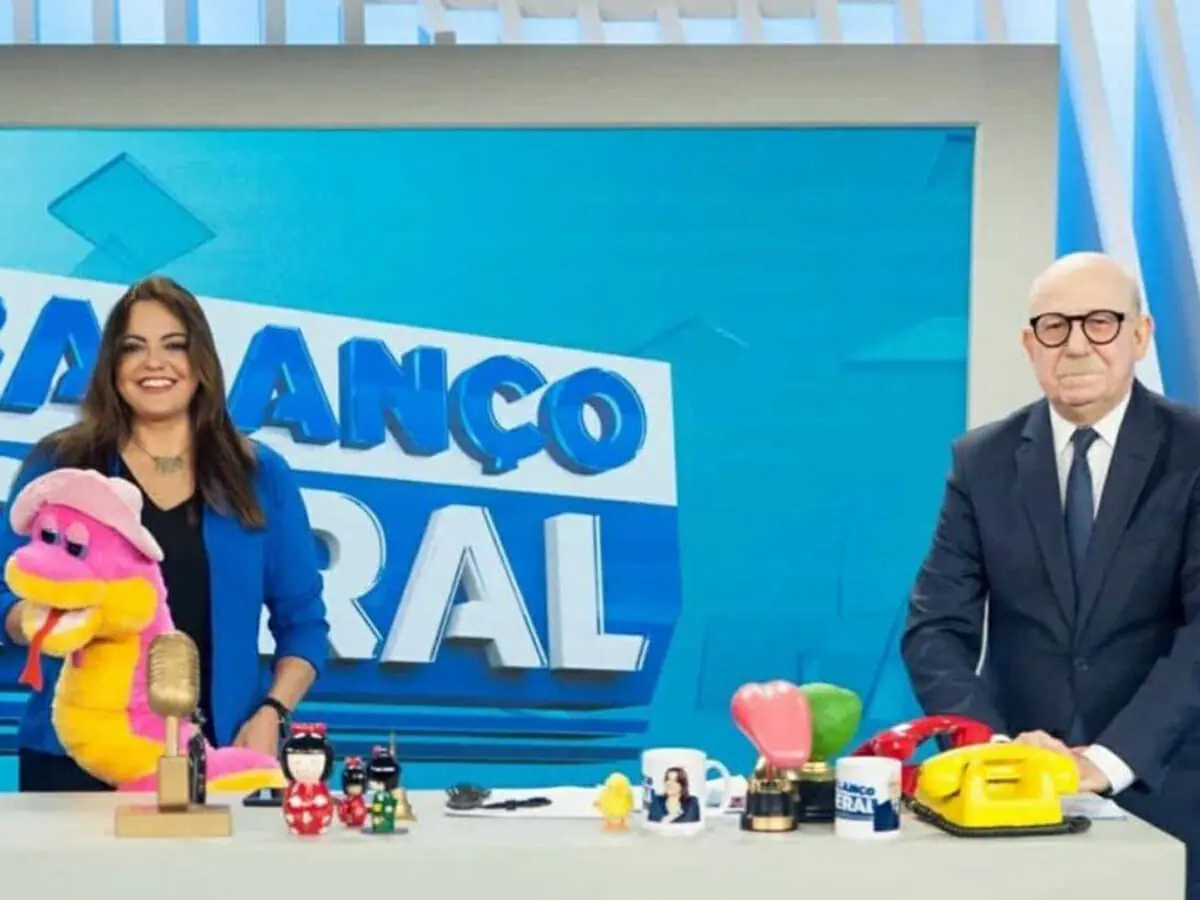 Fabíola Reipert e Renato Lombardi no Balanço Geral