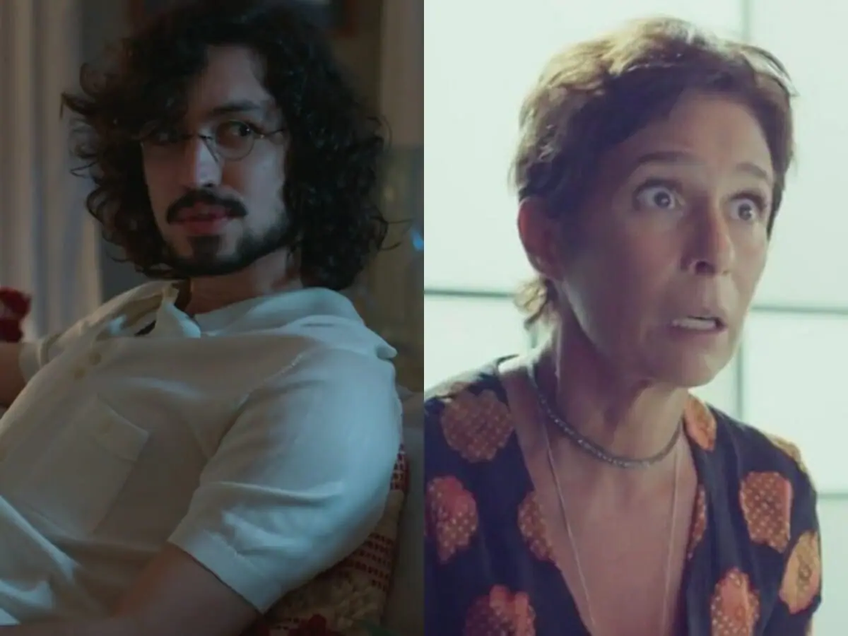 Felipe (Gabriel Leone) e Rebeca (Andrea Beltrão) de Um Lugar ao Sol