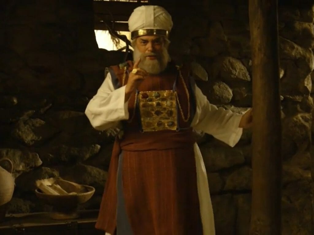 José Rubens Chachá é Eli na novela Reis, da Record TV (Reprodução)