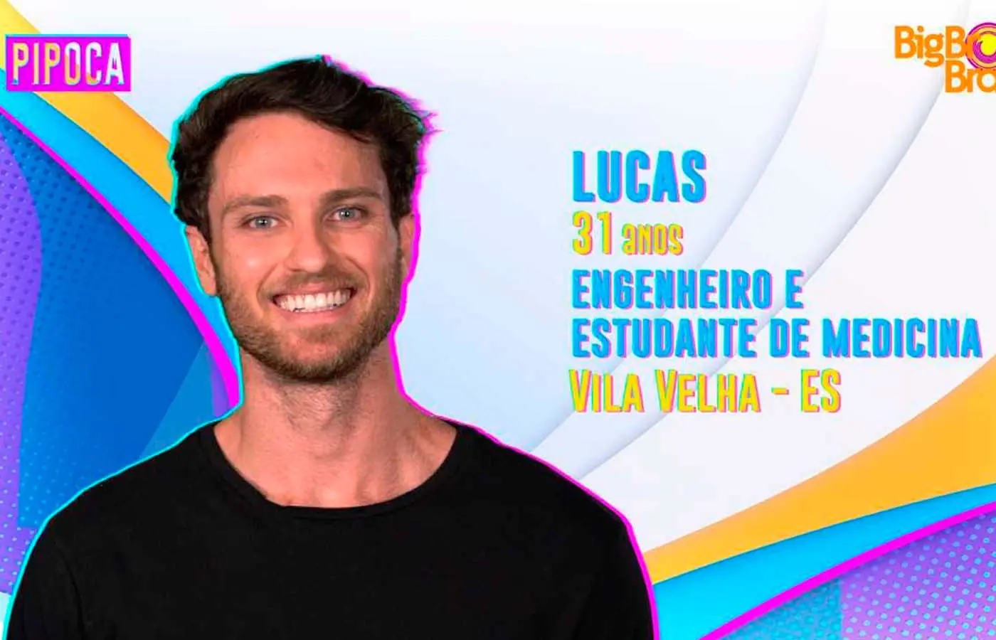 Lucas, um dos integrantes do grupo Pipoca do BBB 22