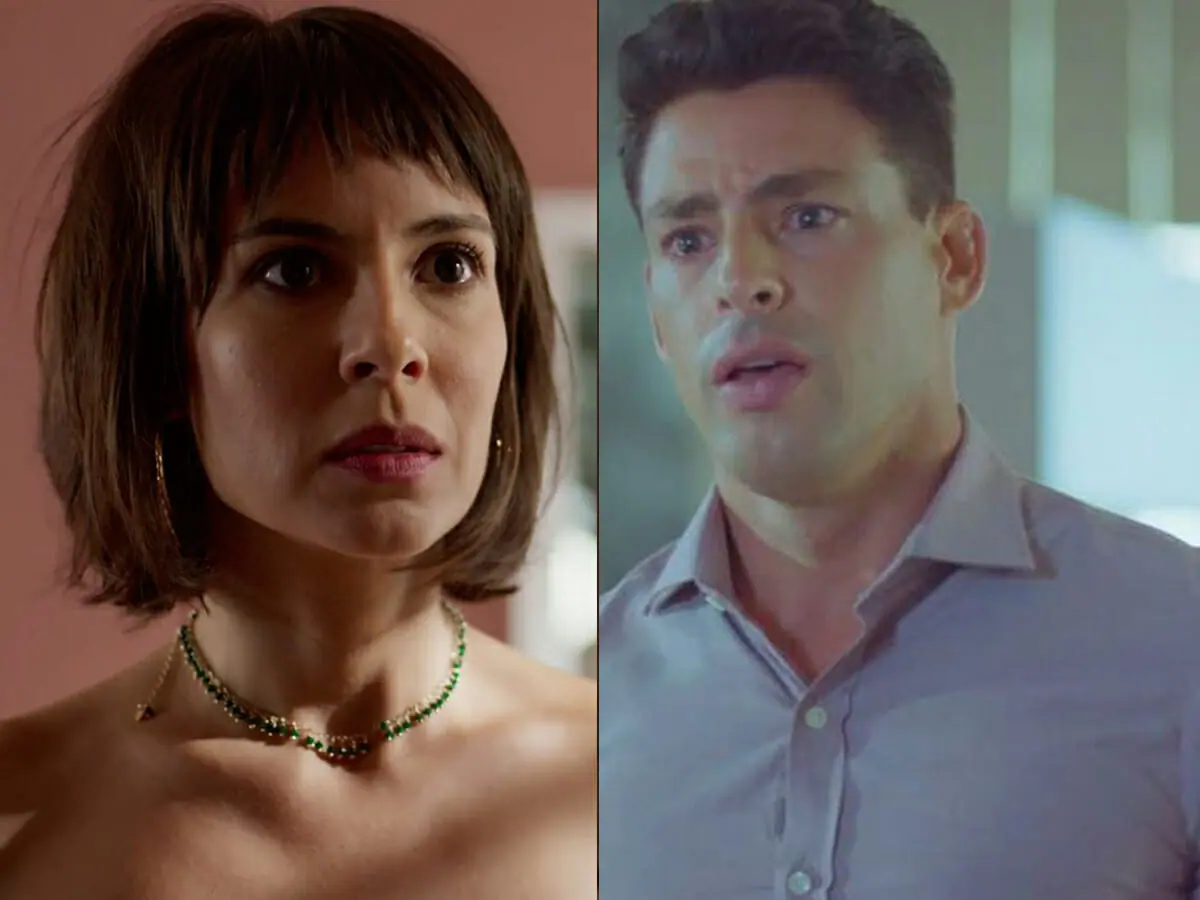 Lara (Andréia Horta) e Christian (Cauã Reymond) em Um Lugar ao Sol