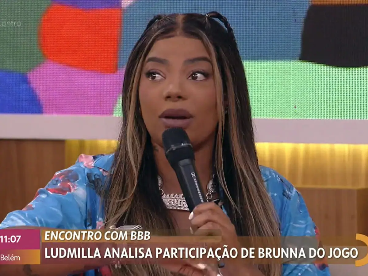 Ludmilla no Encontro com Fátima Bernardes