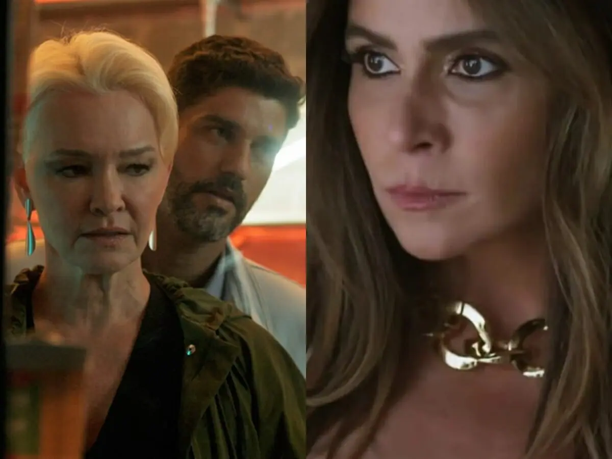 Marcelo (Bruno Cabrerizo), Carmem (Julia Lemmertz) e Paula (Giovanna Antonelli) de Quanto Mais Vida, Melhor!