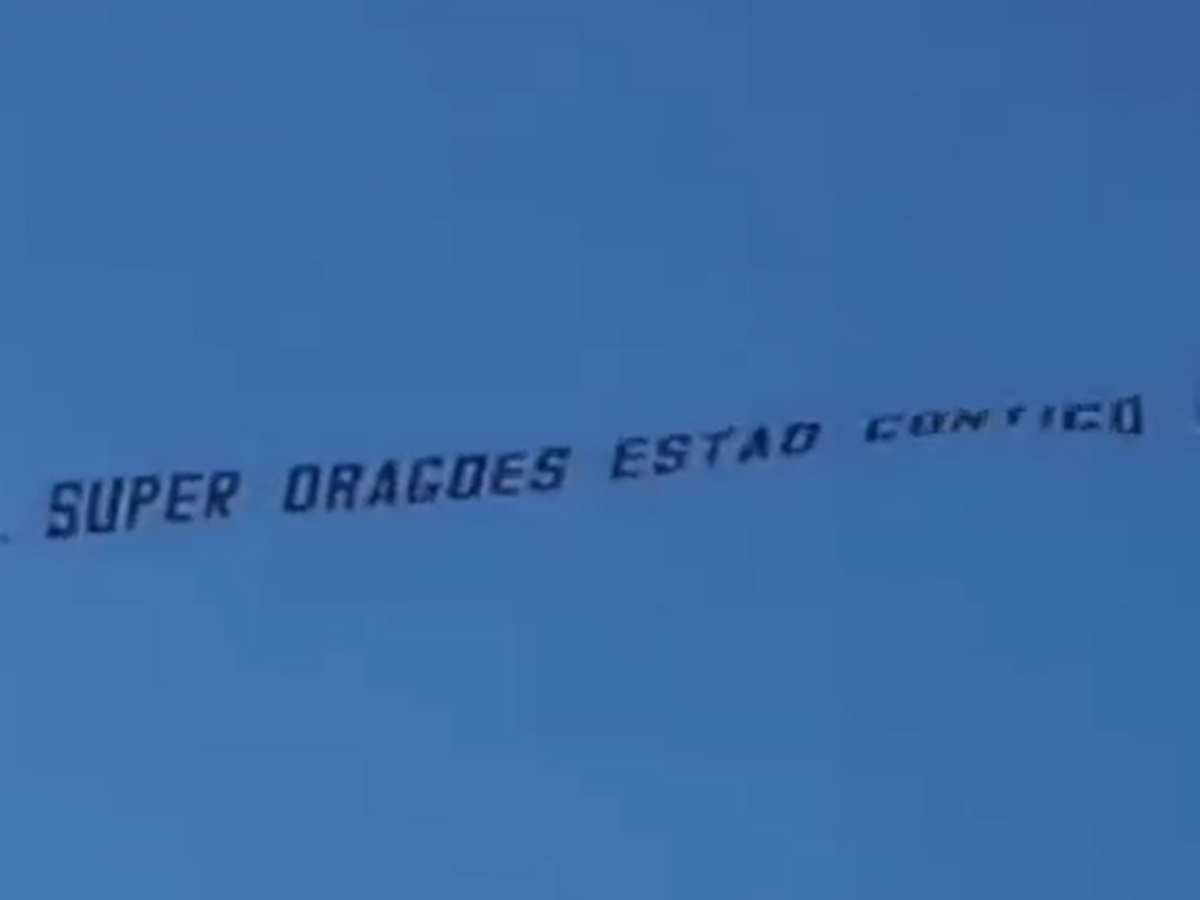 Mensagem enviada a Mario Jardel, do Big Brother de Portugal (Reprodução)