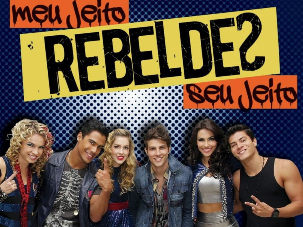 Foto editada da novela Rebelde (Reprodução/Twitter)