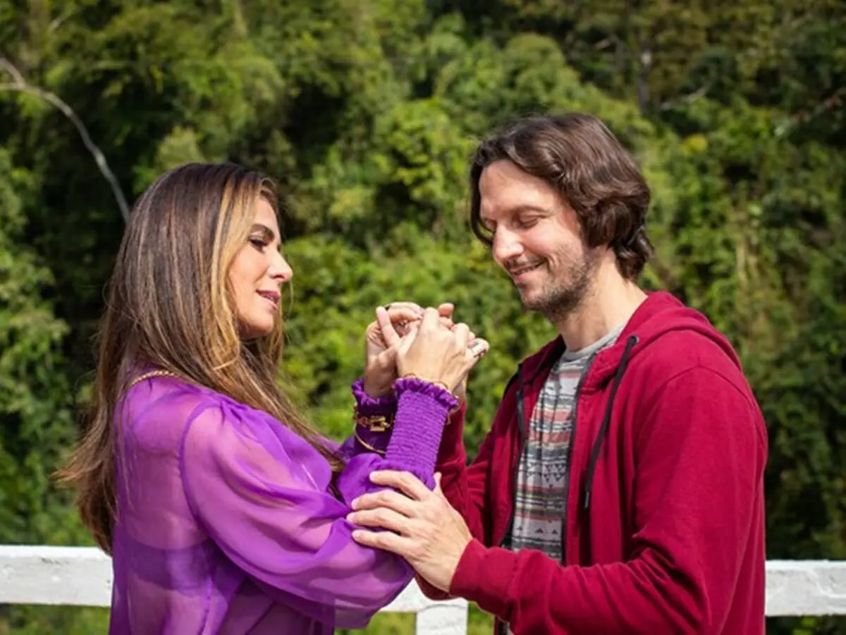 Paula (Giovanna Antonelli) e Neném (Vladimir Brichta) de Quanto Mais Vida, Melhor!