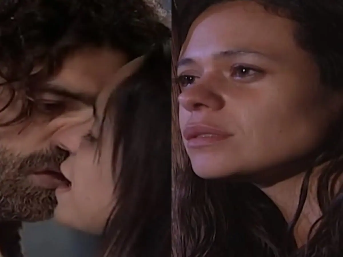 Petruchio (Eduardo Moscovis) e Lindinha (Vanessa Gerbelli) de O Cravo e a Rosa