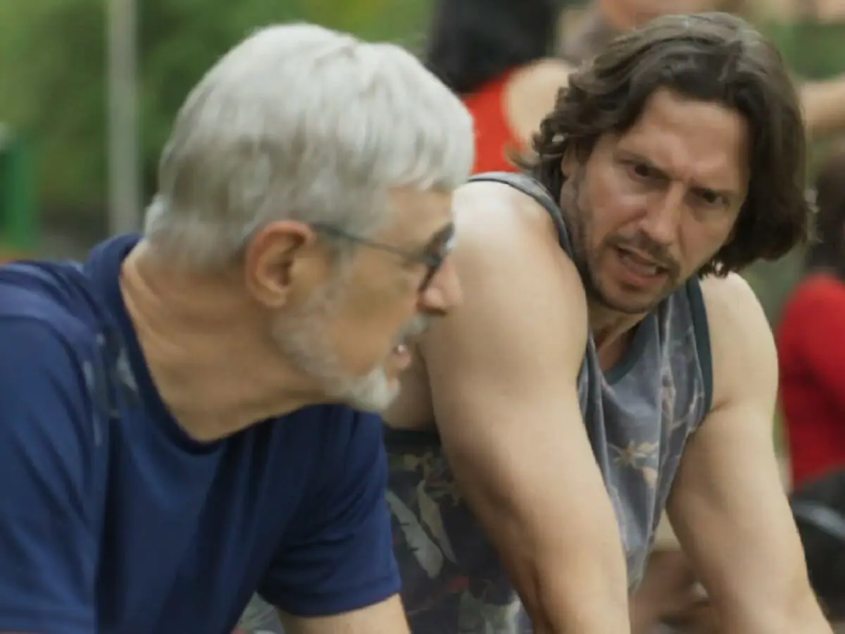 Osvaldo (Marcos Caruso) e Neném (Vladimir Brichta) em Quanto Mais Vida, Melhor!