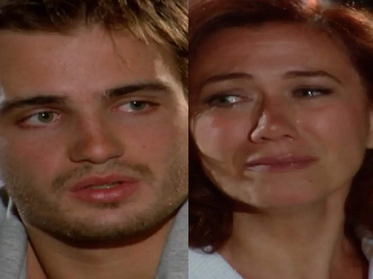 Sérgio (Max Fercondini) e Marta (Lilia Cabral) em Páginas da Vida