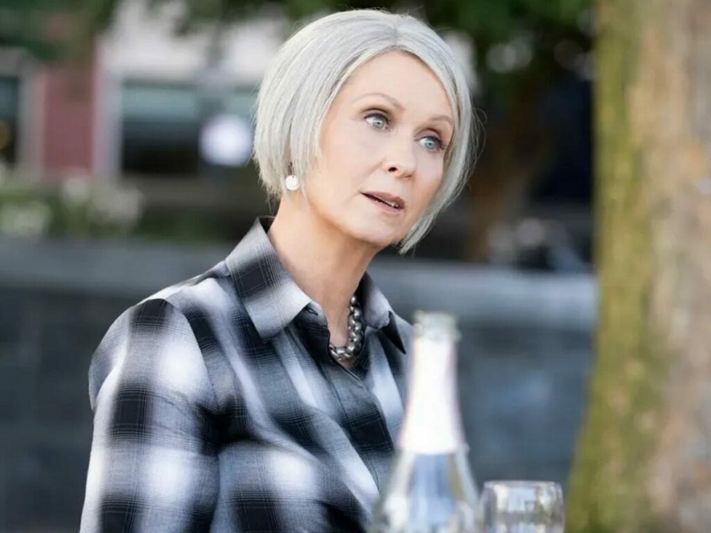 Cynthia Nixon em episódio da comédia And Just Like That