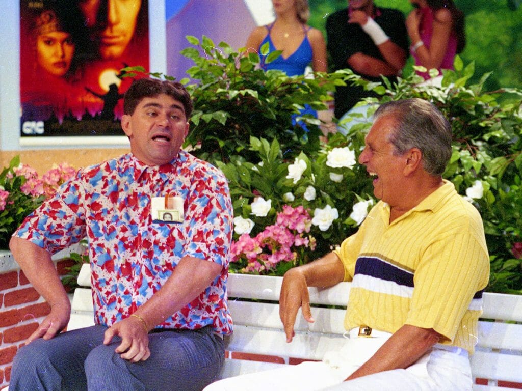 Batoré e Carlos Alberto de Nóbrega em A Praça É Nossa, em 1999