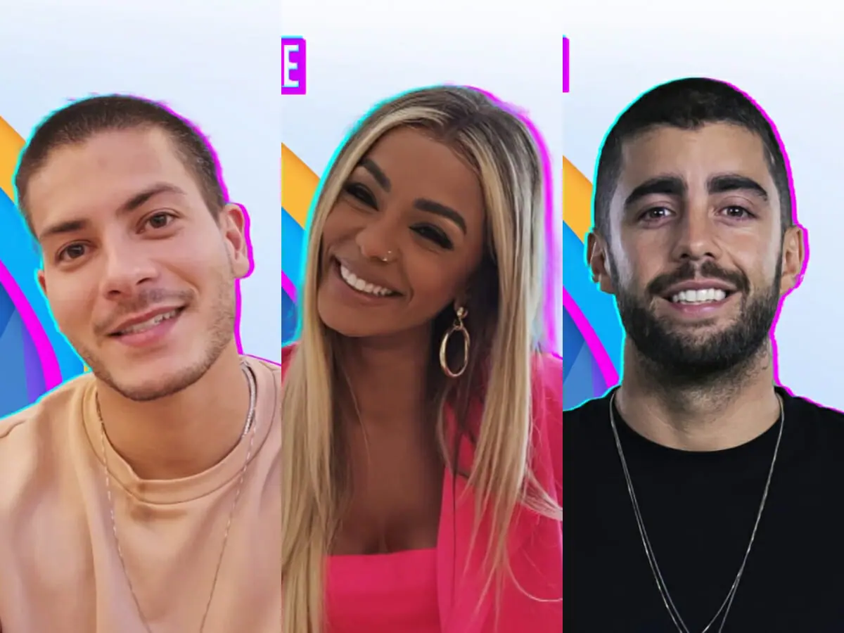 Arthur Aguiar, Brunna Gonçalves e Pedro Scooby