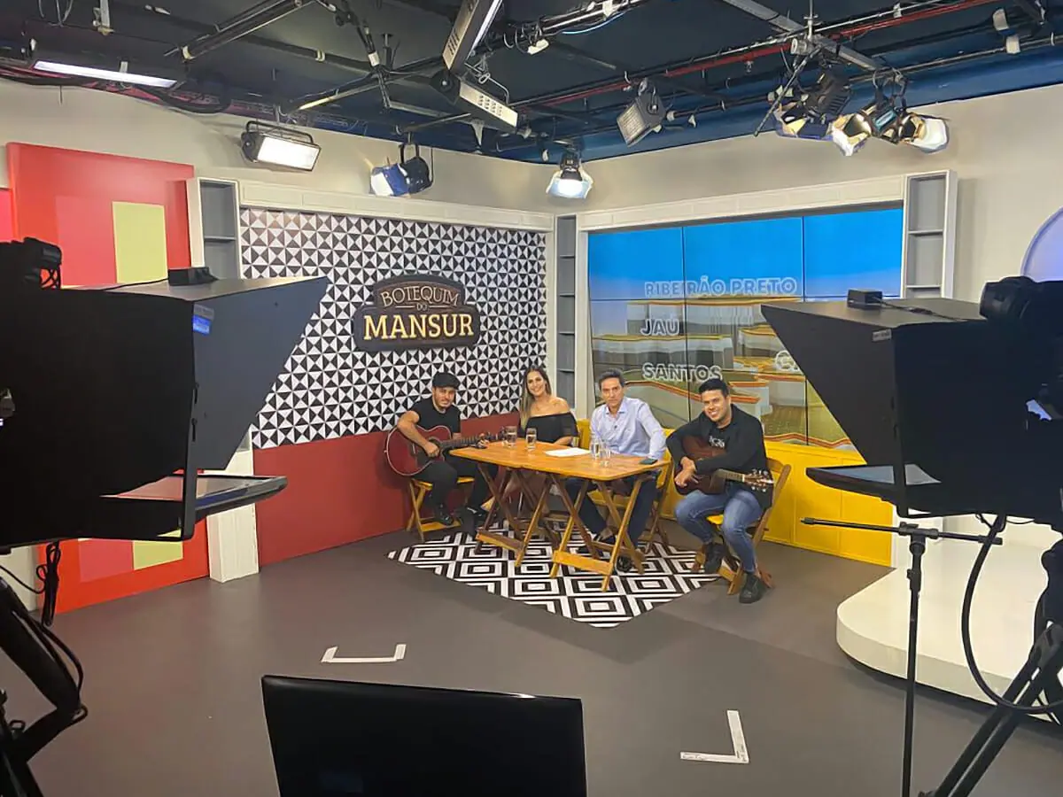 Gravação do Botequim do Mansur, na VTV