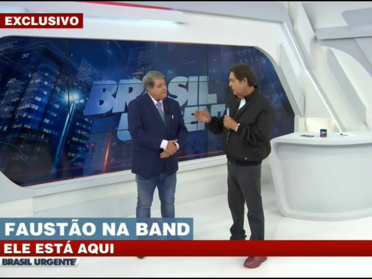 Faustão no Brasil Urgente com Datena