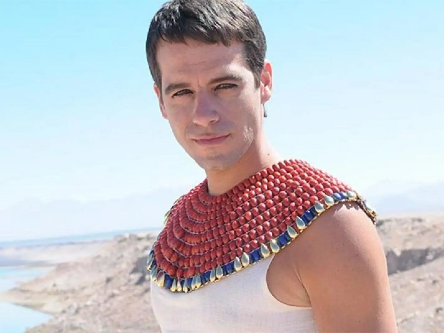 Moisés (Guilherme Winter) em A Bíblia (Divulgação/Record TV)
