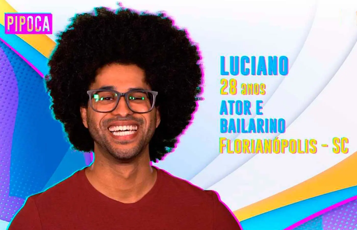 Luciano, um dos integrantes do grupo Pipoca do BBB 22