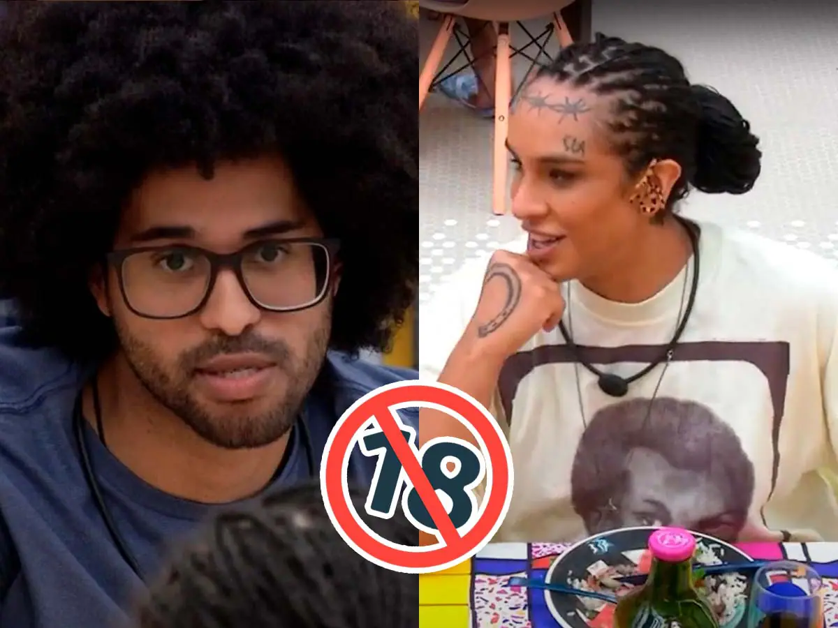 Luciano e Linn da Quebrada no BBB 22