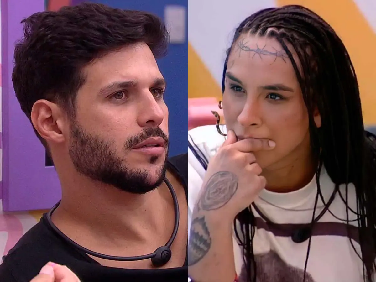 Rodrigo e Linn da Quebrada no BBB 22