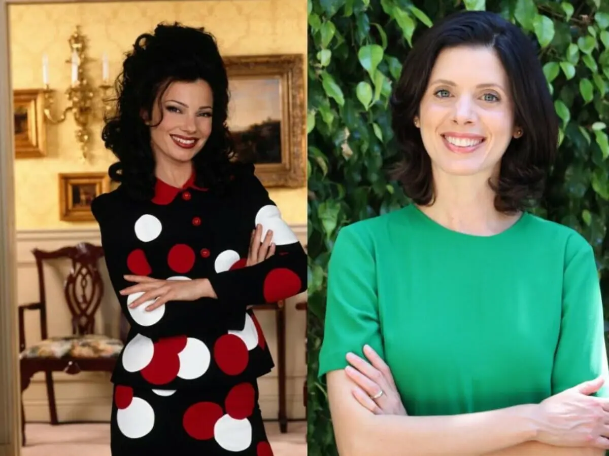 Fran Drescher em The Nanny e Daniele Valente