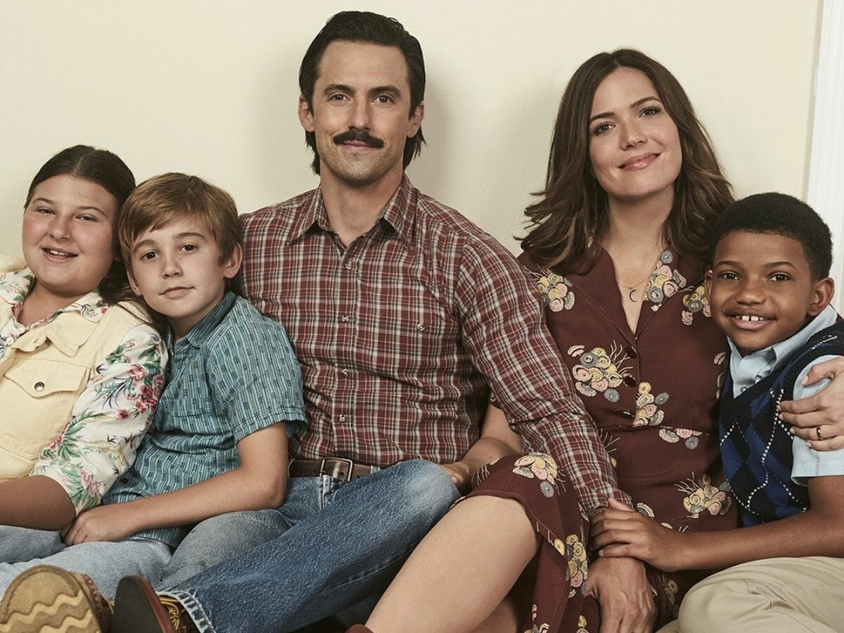 Retrato clássico da família Pearson, nos anos 1980, em This Is Us