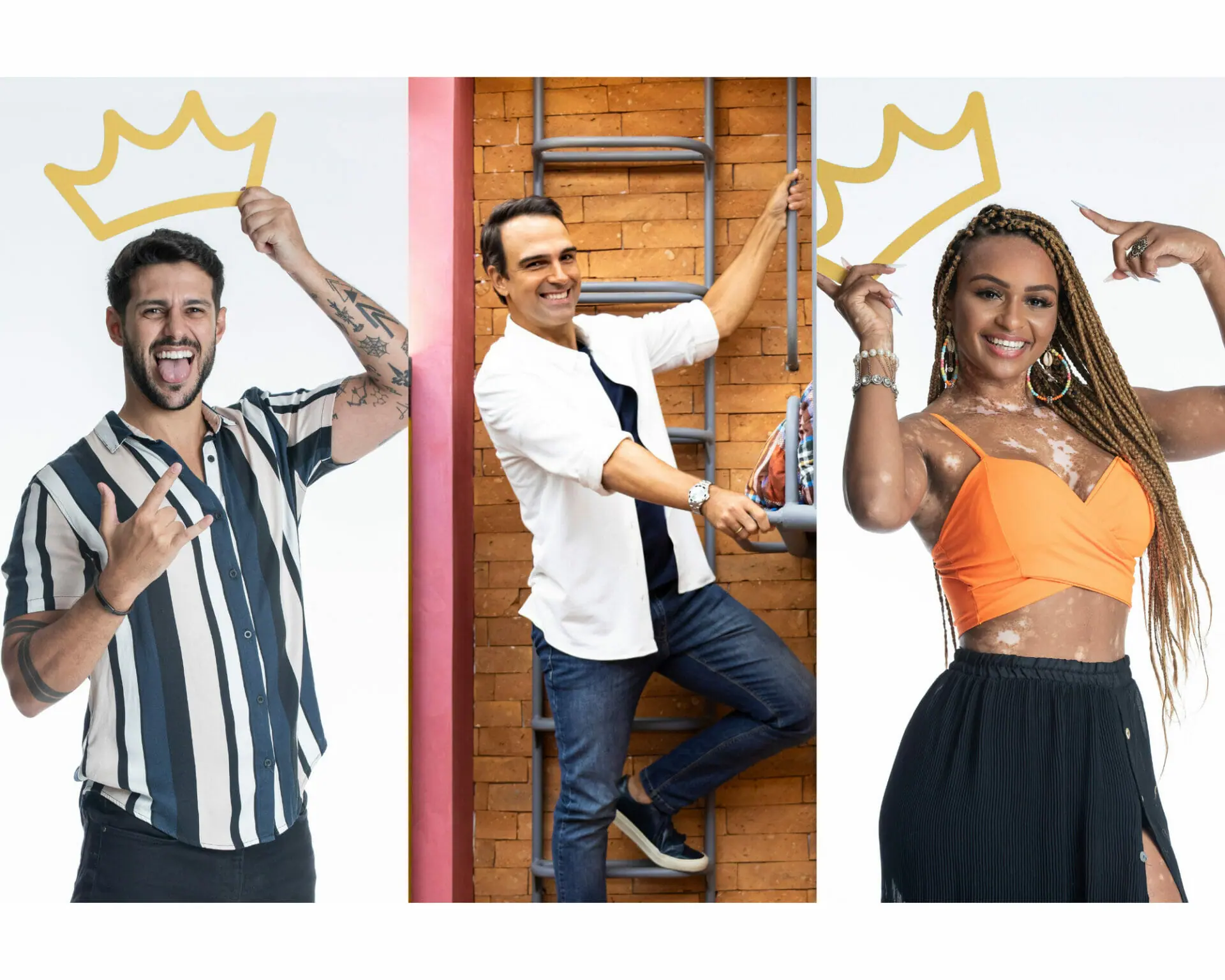 Tadeu Schimidt e participantes do BBB 22 (Divulgação)
