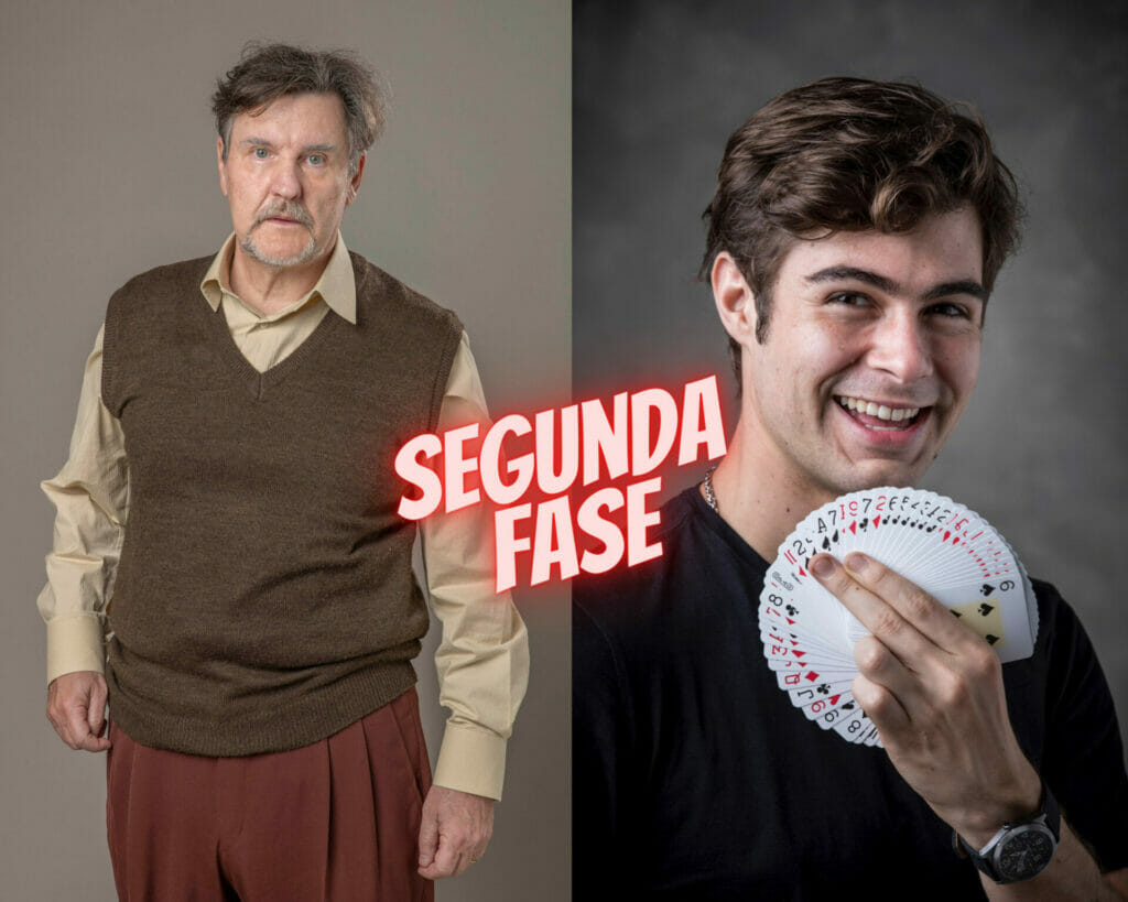 Matias (Antonio Calloni) e Davi (Rafael Vitti) de Além de Ilusão (Divulgação)