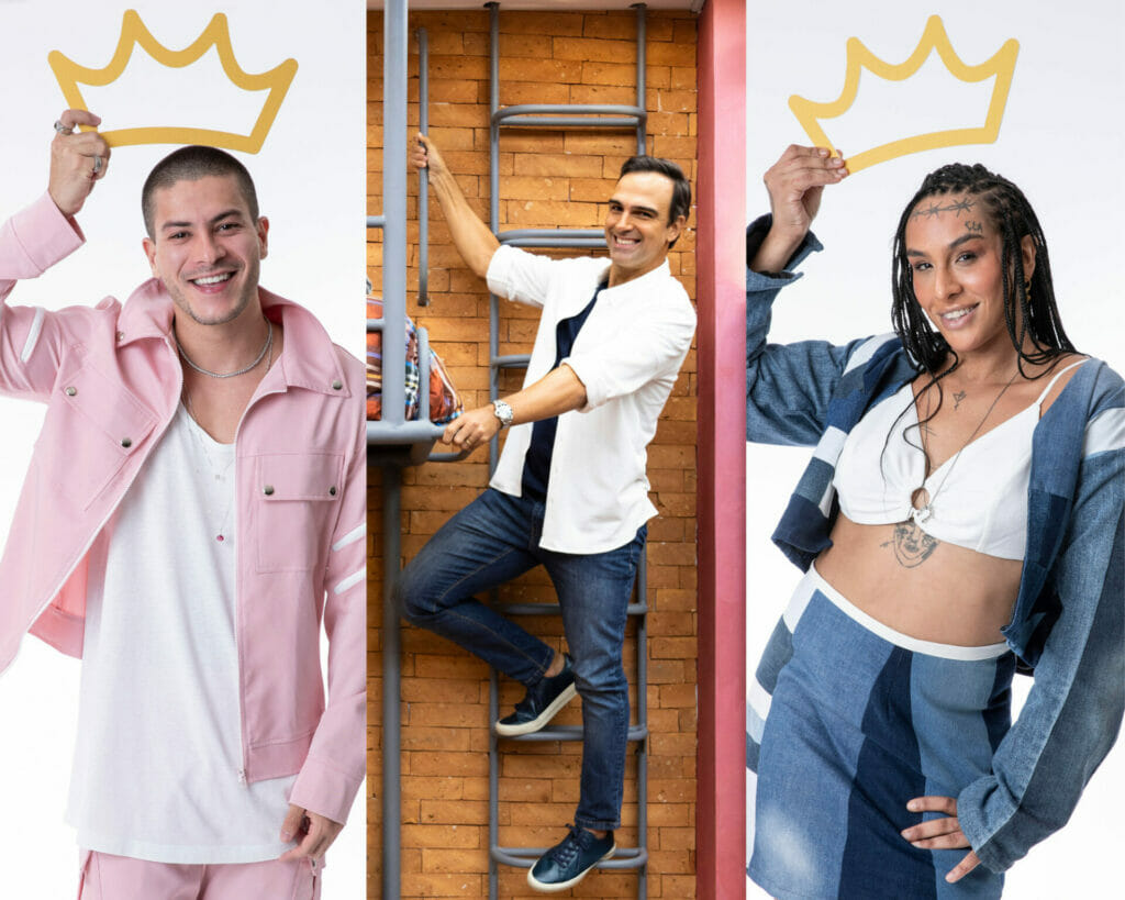 adeu Schmidt e participantes do BBB 22 (Globo/Divulga&ccedil;&atilde;o)