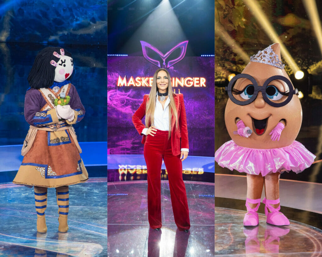 Ivete Sangalo e os participantes do The Masked Singer Brasil (Divulgação)