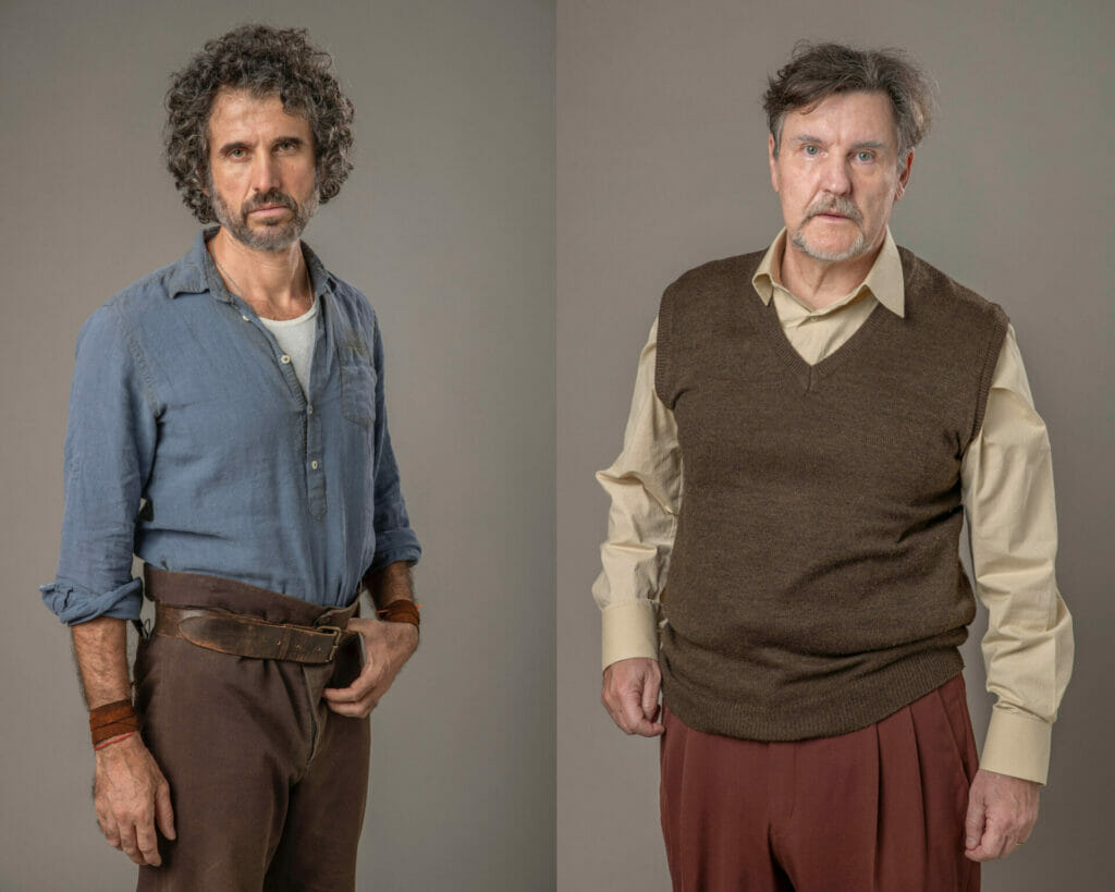 Leônidas (Eriberto Leão) e Matias (Antônio Calloni) de Além da Ilusão (Divulgação)