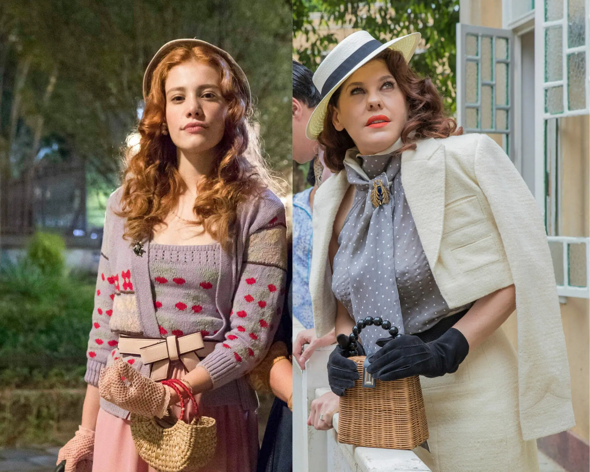 Arminda (Caroline Dallarosa) e Úrsula (Bárbara Paz) de Além da Ilusão (Divulgação)