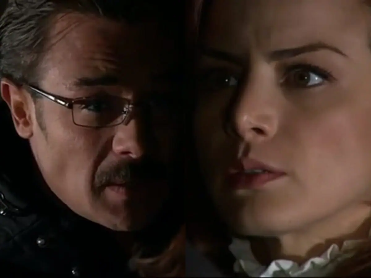 Adriano (Sérgio Sendell) e Fernanda (Silvia Navarro) de Amanhã é Para Sempre