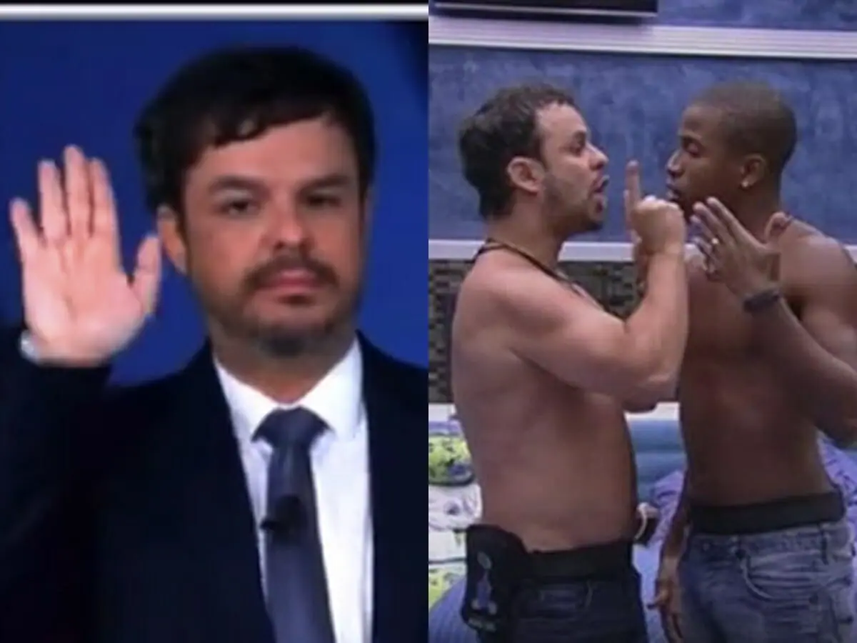 Adrilles Jorge colecionou polêmicas no BBB (Reprodução: Joven Pan News/Globo)