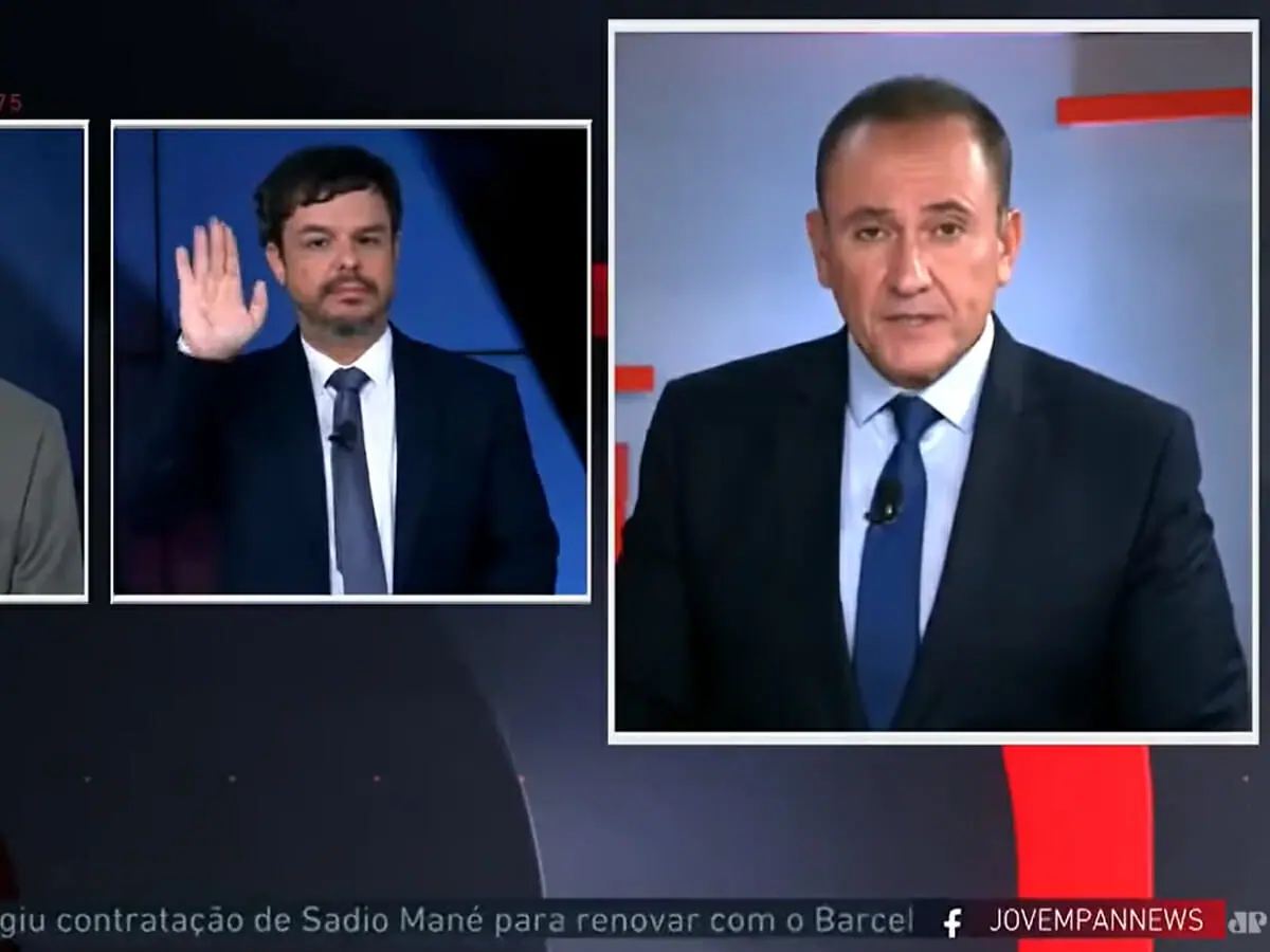 Adrilles Jorge e William Travassos na Jovem Pan News
