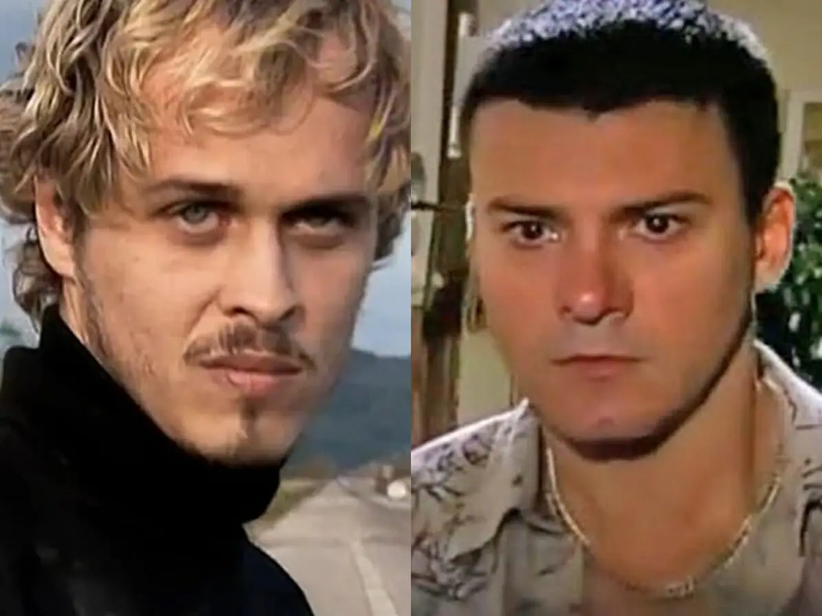 Alexandre (Guilherme Fontes) em A Viagem e Lopo (Leonardo Vieira) em Prova de Amor (Reprodução: Globo/Record TV)