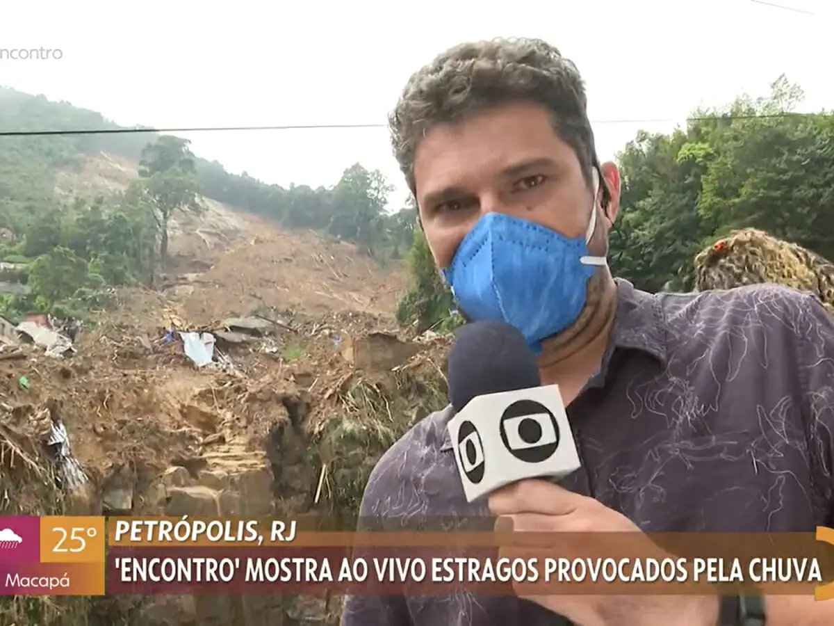 André Curvello no Encontro com Fátima Bernardes