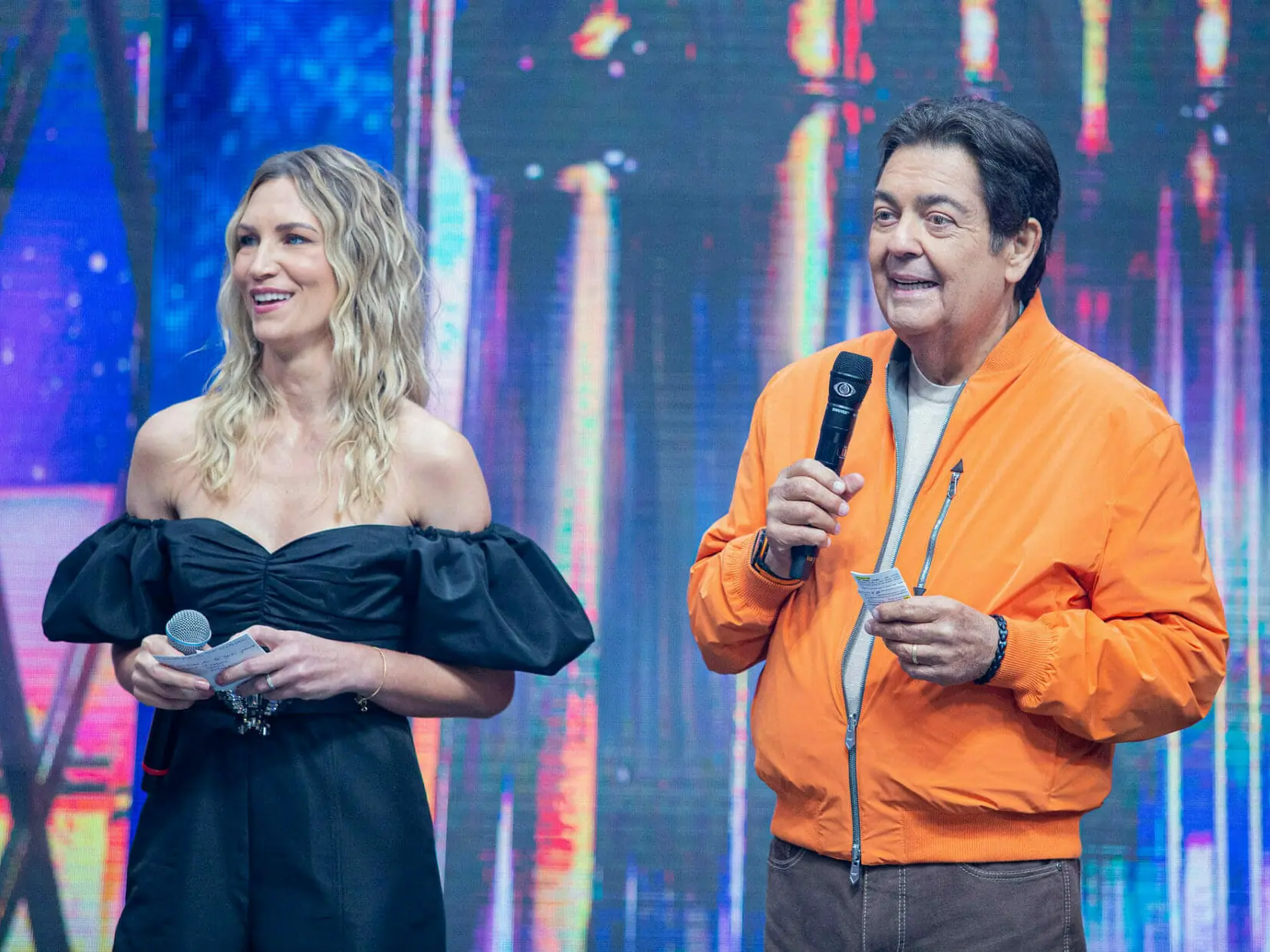 Anne Lottermann e Faustão