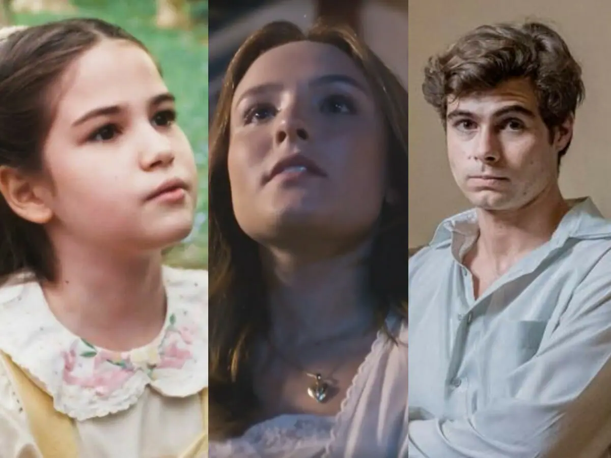 Após morte de Elisa (Larissa Manoela), Isadora (Sofia Budke) cresce e fica com Davi (Rafael Vitti) em Além da Ilusão (Reprodução)