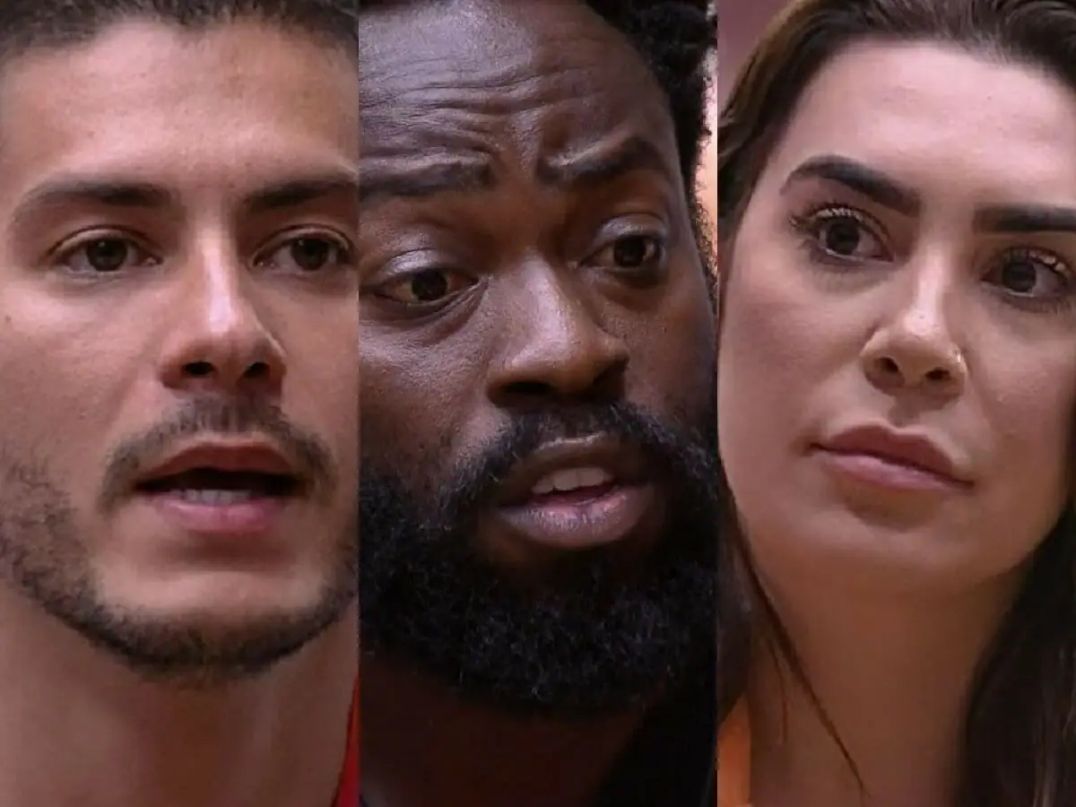 Arthur Aguiar, Douglas Silva e Naiara Azevedo no BBB 22_0702