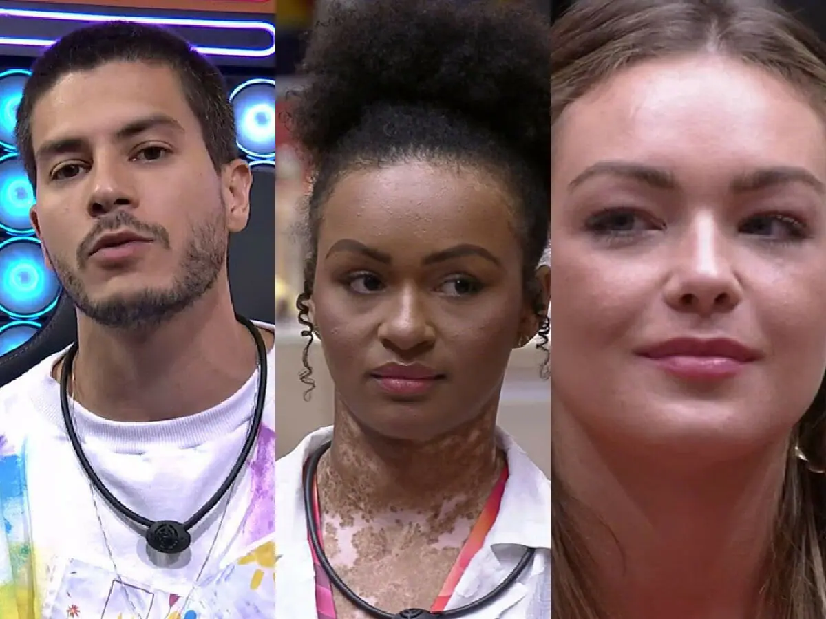 Arthur Aguiar, Natália e Bárbara estão no quarto Paredão do BBB 22