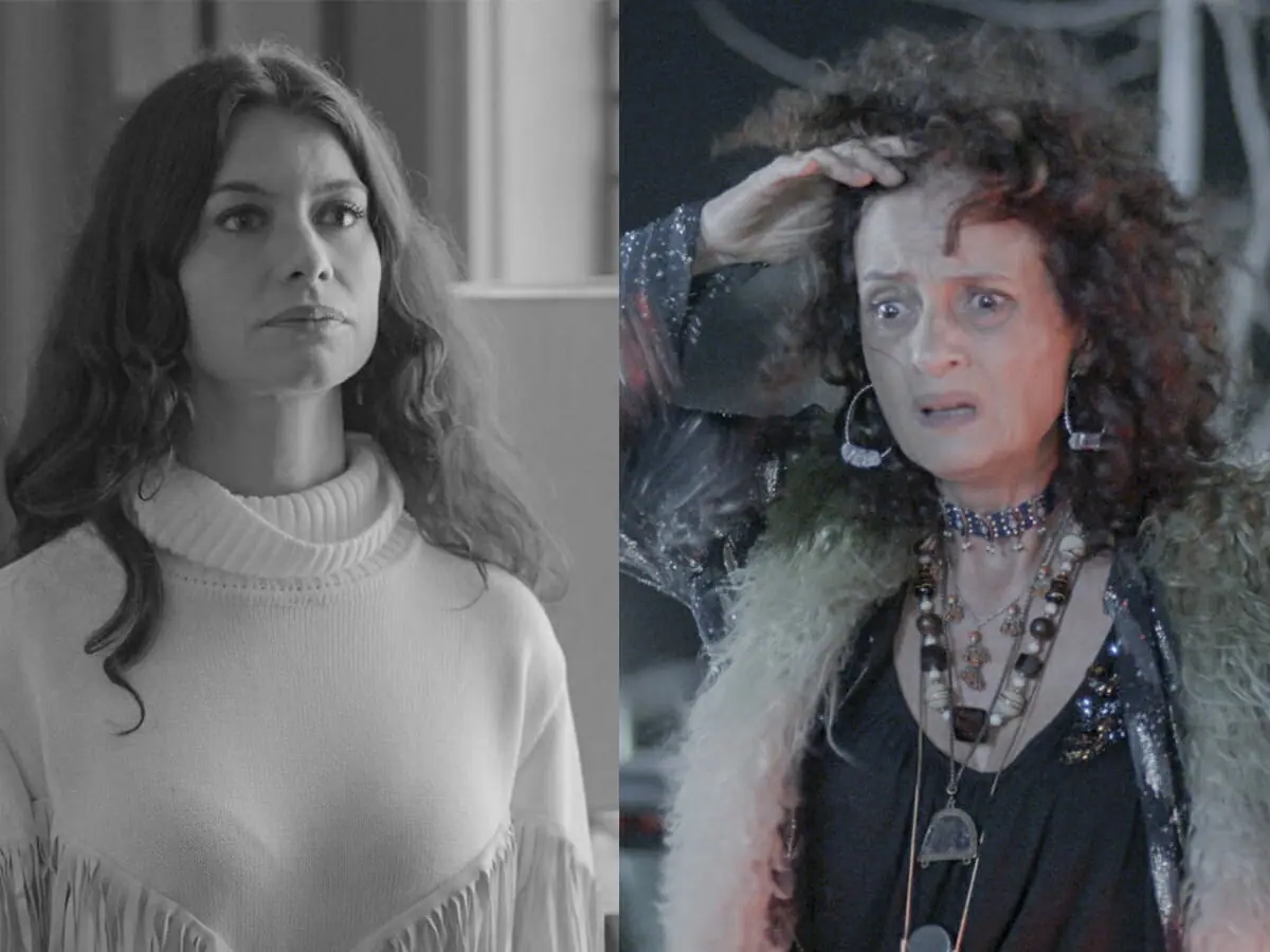 Bárbara (Alinne Moraes) e Júlia (Denise Fraga) em Um Lugar ao Sol