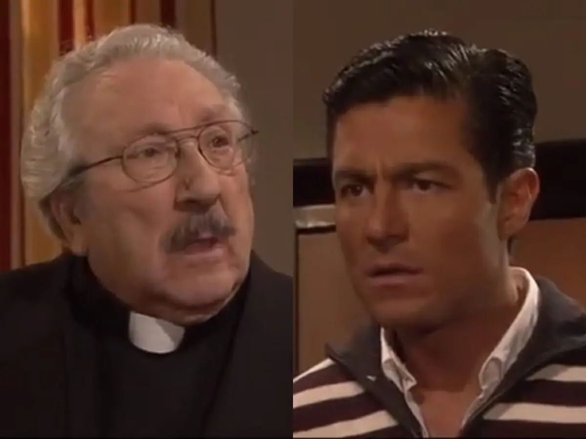 Bosco (Luis Gimeno) e Eduardo (Fernando Colunga) de Amanhã é Para Sempre
