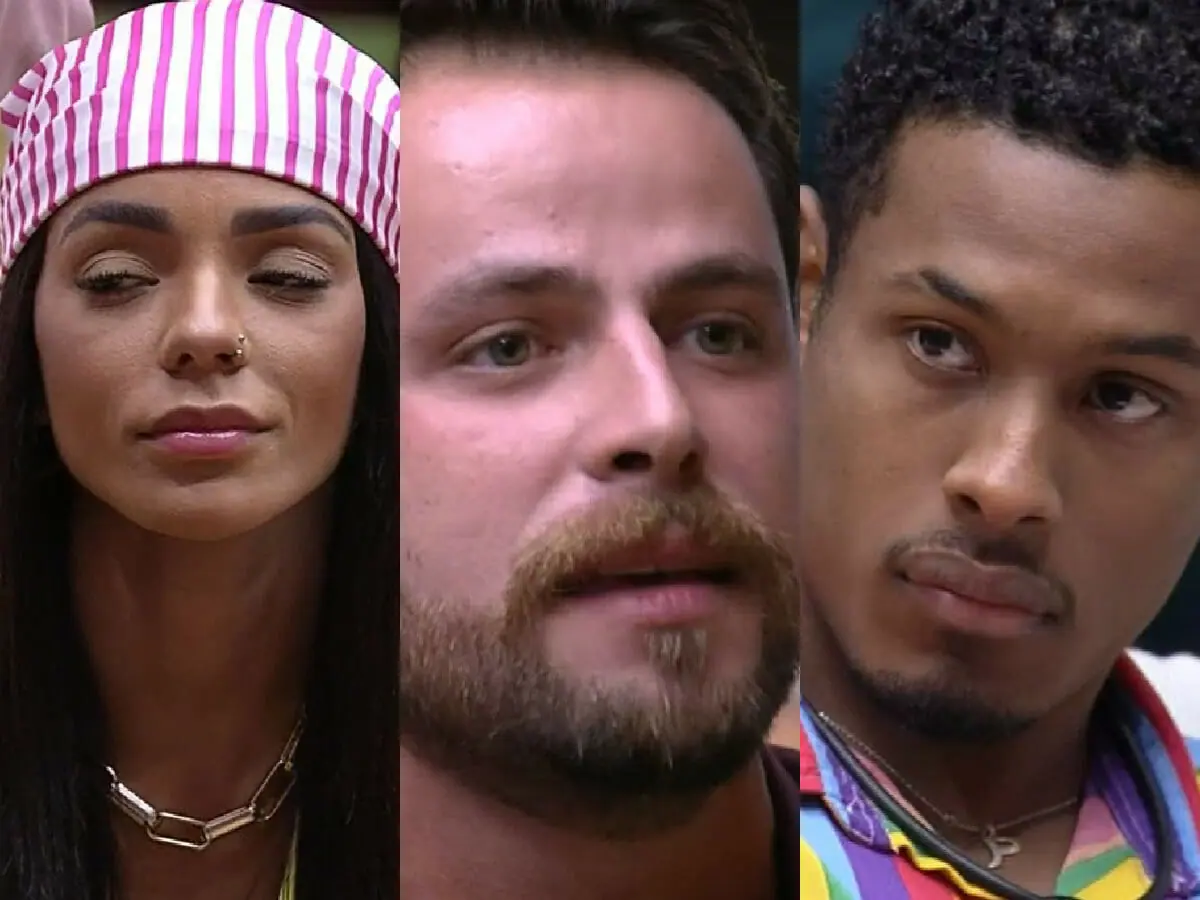 Brunna Gonçalves, Gustavo e Paulo André estão no Paredão do BBB 22